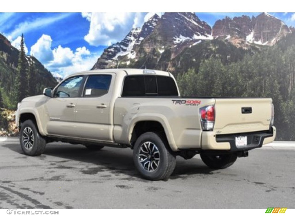 2020 Tacoma TRD Sport Double Cab 4x4 - Quicksand / TRD Cement/Black photo #3