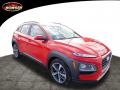 Sunset Orange 2020 Hyundai Kona Ultimate AWD