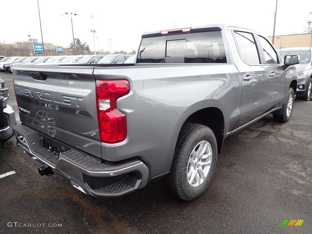 2020 Silverado 1500 LT Z71 Crew Cab 4x4 - Satin Steel Metallic / Jet Black photo #5