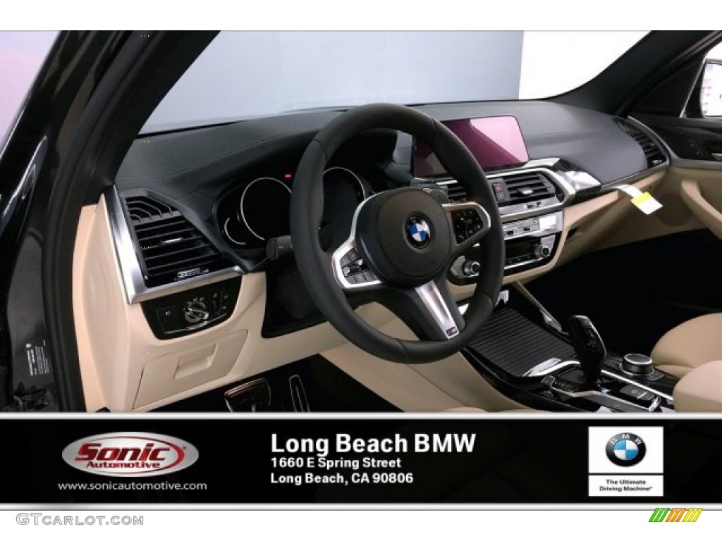 2020 X3 sDrive30i - Dark Graphite Metallic / Canberra Beige/Black photo #4