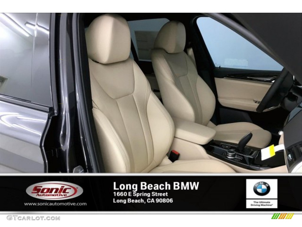 2020 X3 sDrive30i - Dark Graphite Metallic / Canberra Beige/Black photo #7