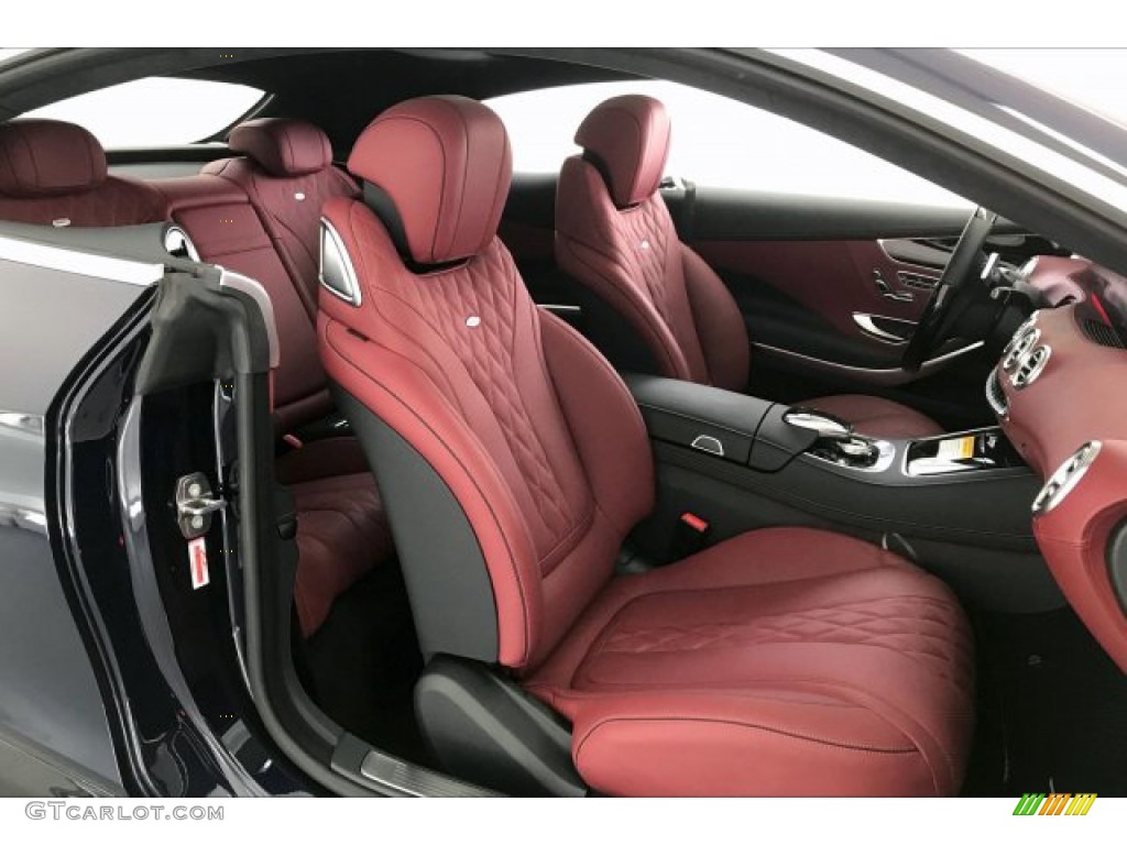 designo Bengal Red/Black Interior 2019 Mercedes-Benz S 560 4Matic Coupe Photo #137396904