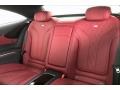 2019 Mercedes-Benz S designo Bengal Red/Black Interior Rear Seat Photo