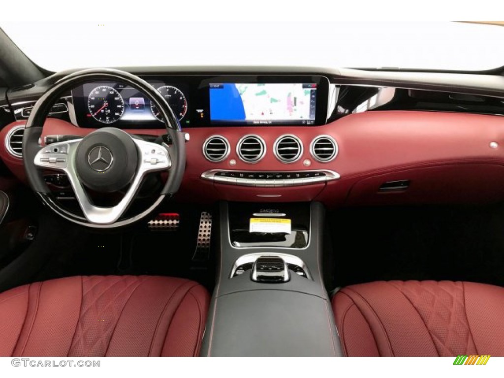 2019 Mercedes-Benz S 560 4Matic Coupe designo Bengal Red/Black Dashboard Photo #137397132