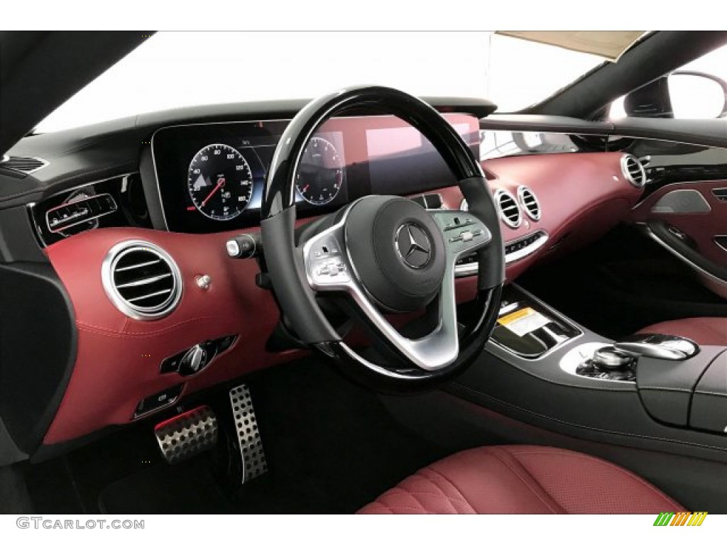 designo Bengal Red/Black Interior 2019 Mercedes-Benz S 560 4Matic Coupe Photo #137397237