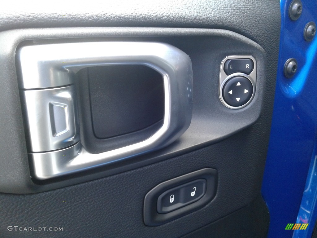 2020 Gladiator Rubicon 4x4 - Hydro Blue Pearl / Black photo #12