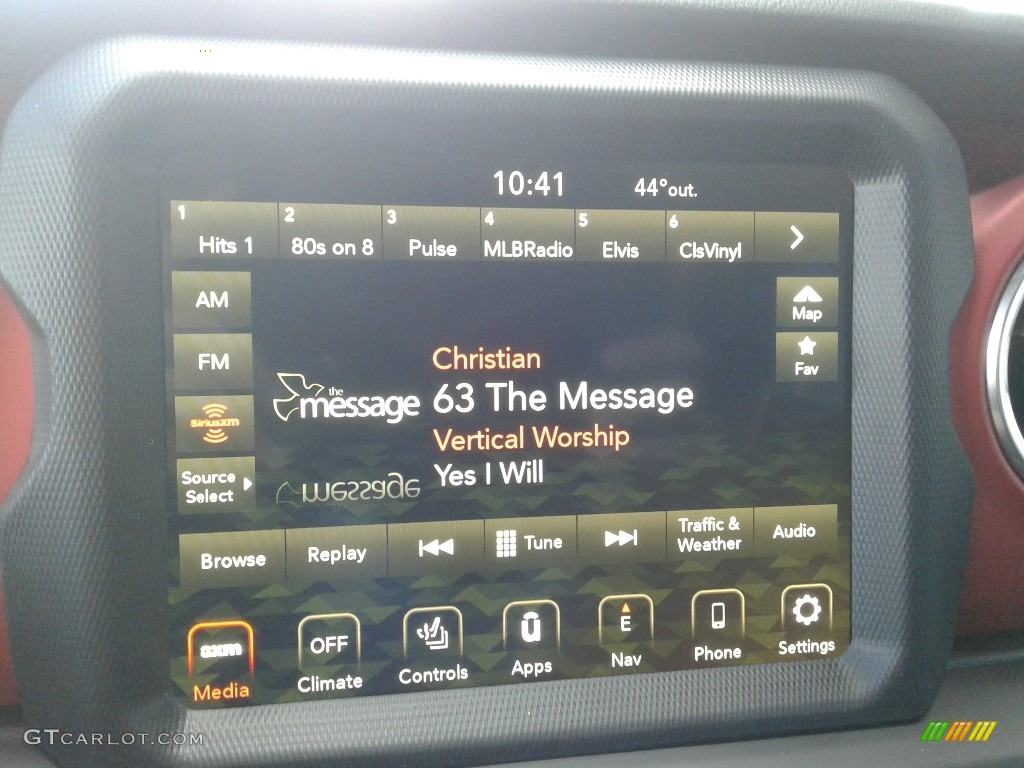 2020 Gladiator Rubicon 4x4 - Hydro Blue Pearl / Black photo #22