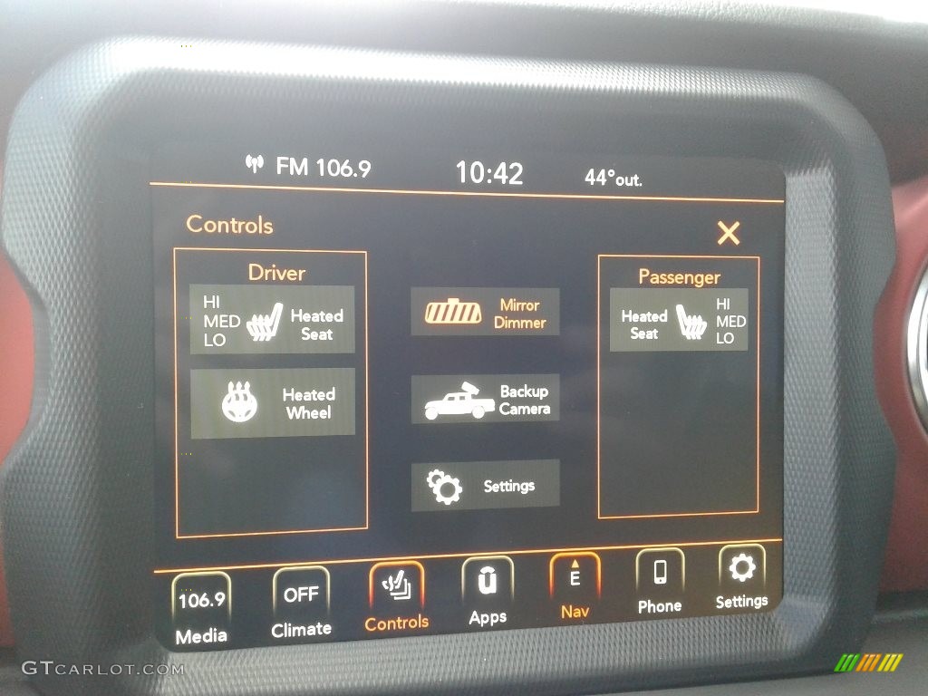 2020 Gladiator Rubicon 4x4 - Hydro Blue Pearl / Black photo #24