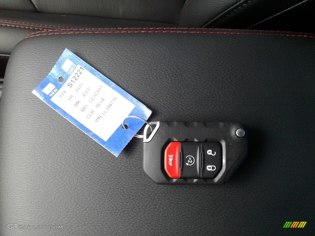 2020 Gladiator Rubicon 4x4 - Hydro Blue Pearl / Black photo #31