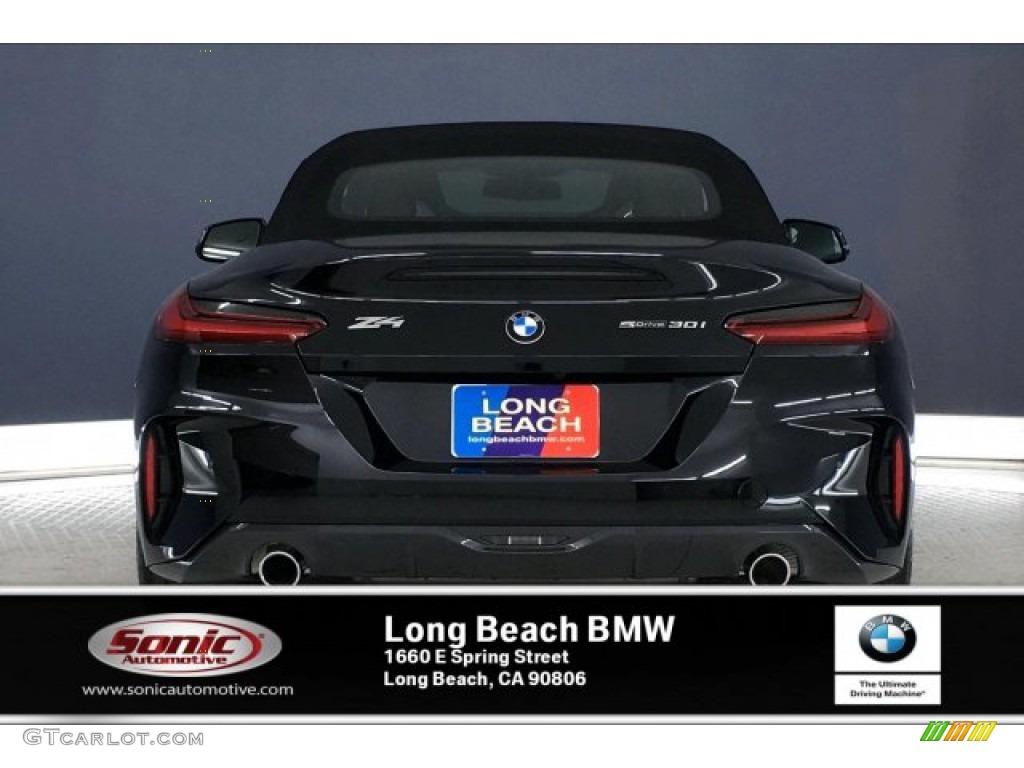 2020 Z4 sDrive30i - Black Sapphire Metallic / Magma Red photo #3