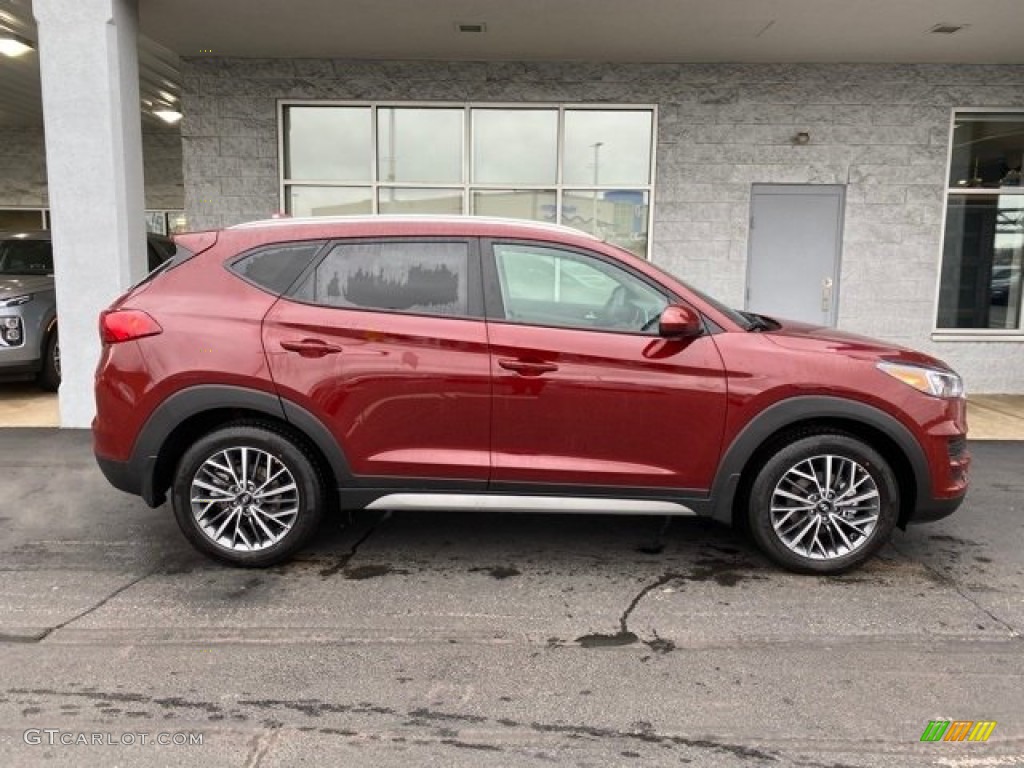 2020 Tucson SEL AWD - Gemstone Red / Beige photo #2