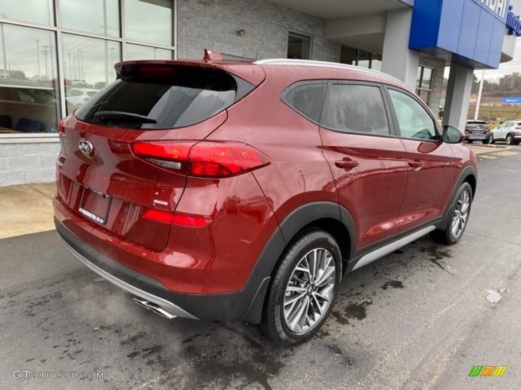 2020 Tucson SEL AWD - Gemstone Red / Beige photo #3