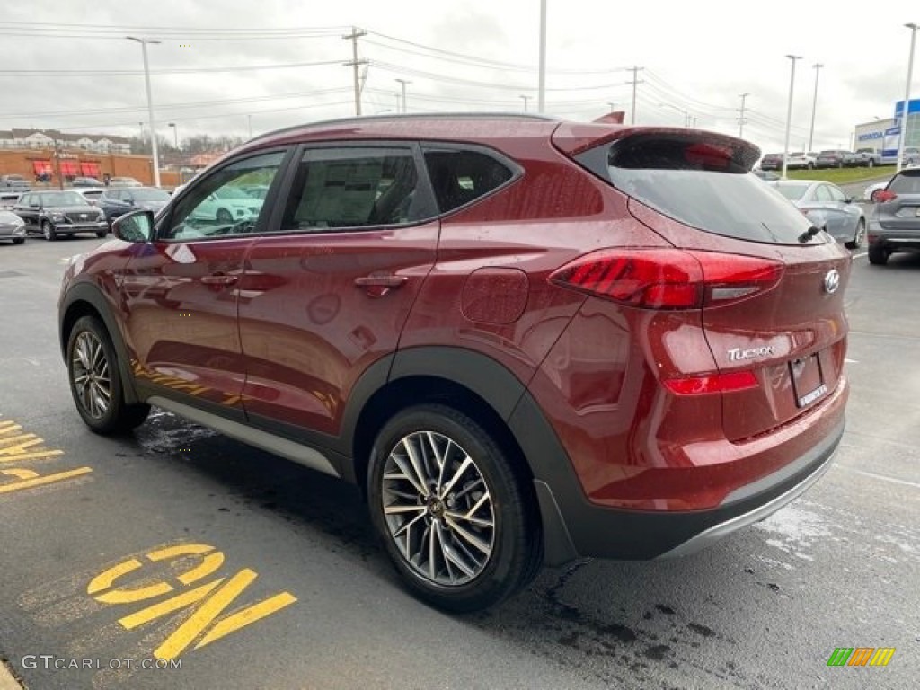 2020 Tucson SEL AWD - Gemstone Red / Beige photo #5