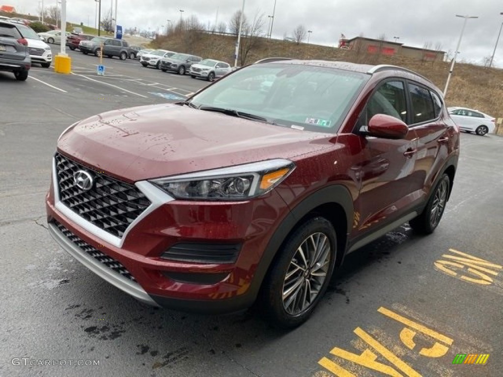 2020 Tucson SEL AWD - Gemstone Red / Beige photo #6