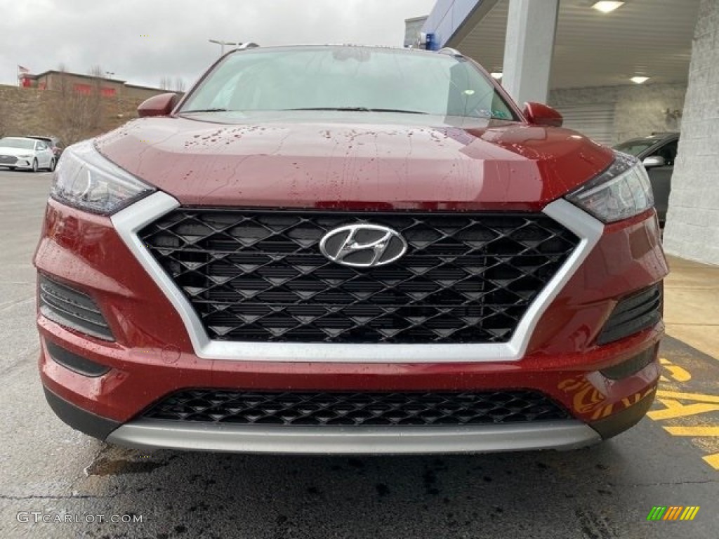 2020 Tucson SEL AWD - Gemstone Red / Beige photo #7