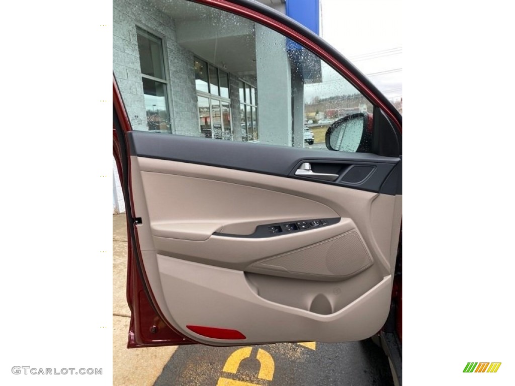 2020 Tucson SEL AWD - Gemstone Red / Beige photo #10
