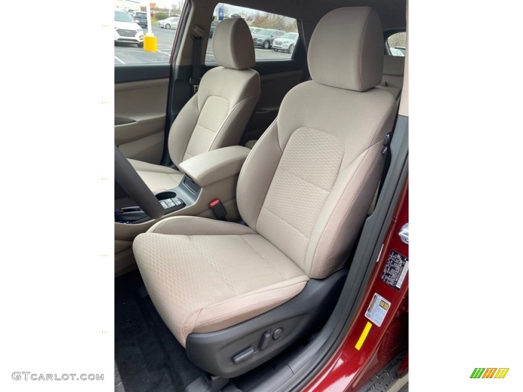 2020 Tucson SEL AWD - Gemstone Red / Beige photo #14