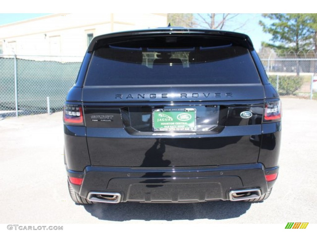 2020 Range Rover Sport Autobiography - Santorini Black Metallic / Ebony/Pimento photo #7