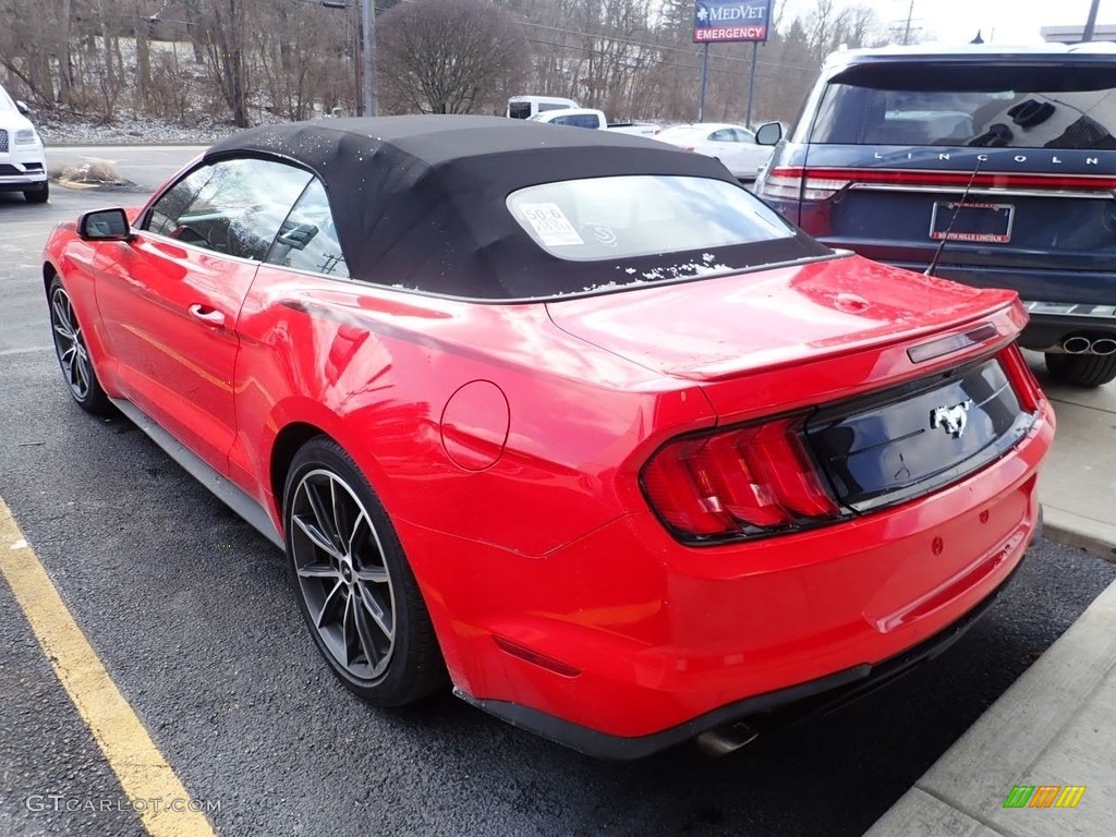 2019 Mustang EcoBoost Convertible - Race Red / Ebony photo #2