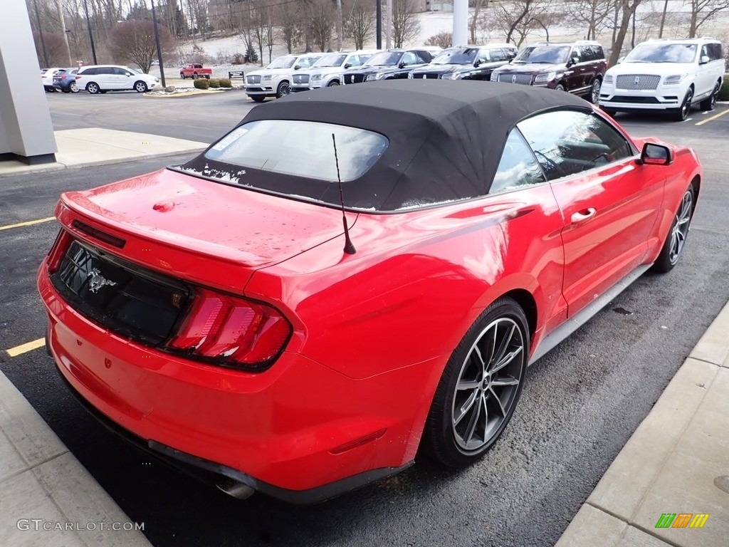 2019 Mustang EcoBoost Convertible - Race Red / Ebony photo #4