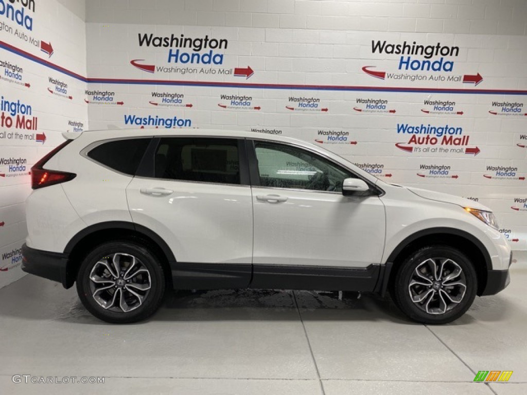 2020 CR-V EX-L AWD - Platinum White Pearl / Black photo #1