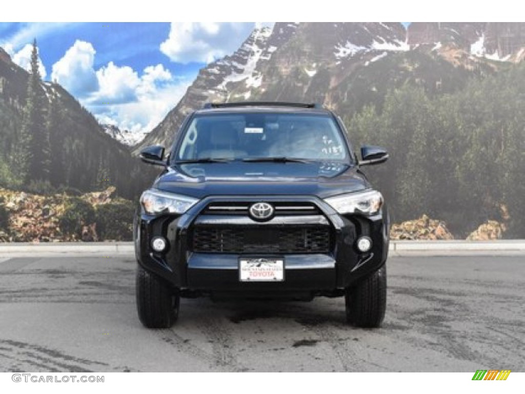 2020 4Runner SR5 Premium 4x4 - Midnight Black Metallic / Sand Beige photo #2