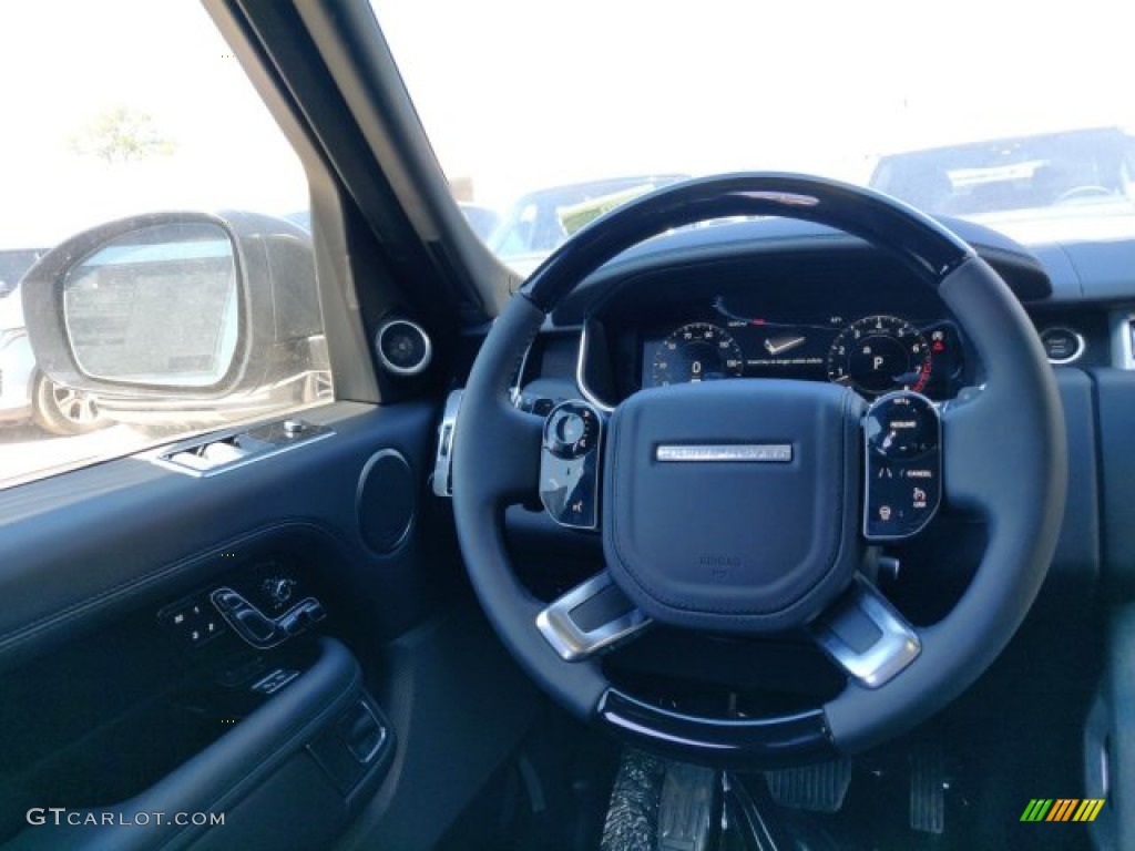 2020 Range Rover HSE - Santorini Black Metallic / Ebony photo #27