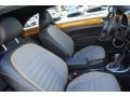 2017 Volkswagen Beetle Dune Gray/Black Interior Front Seat Photo