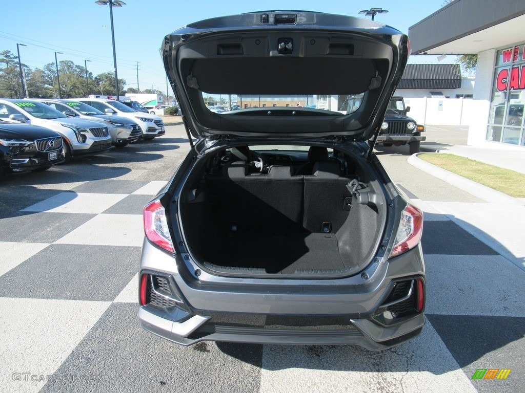 2020 Civic EX Hatchback - Polished Metal Metallic / Black photo #5