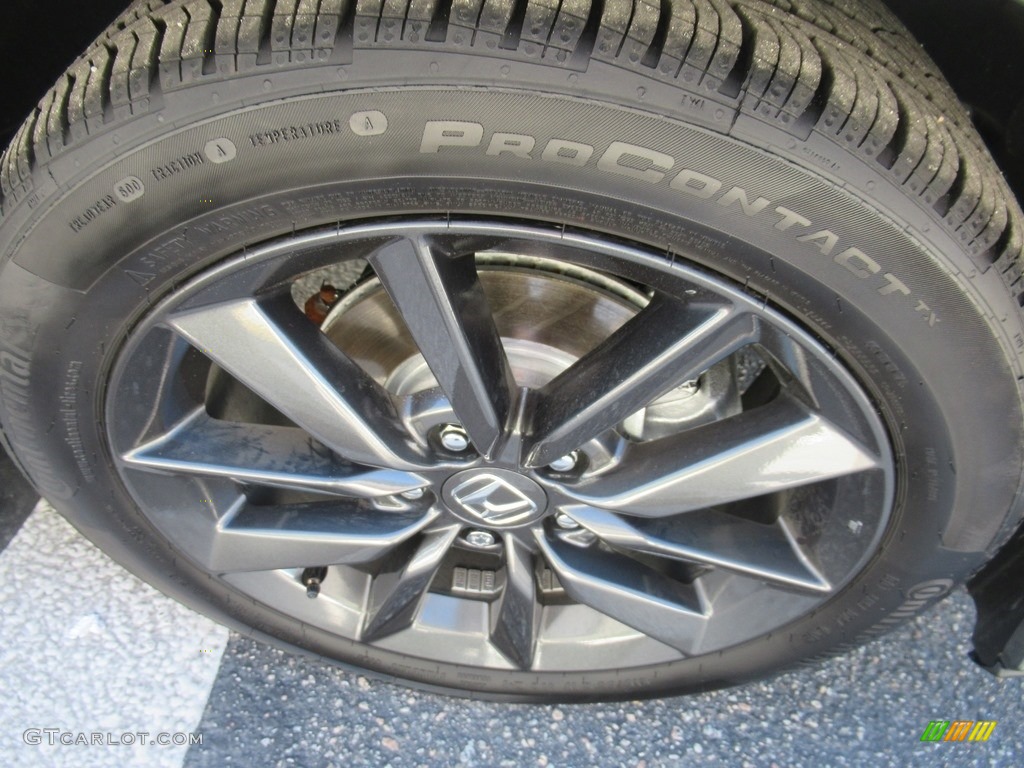 2020 Civic EX Hatchback - Polished Metal Metallic / Black photo #7