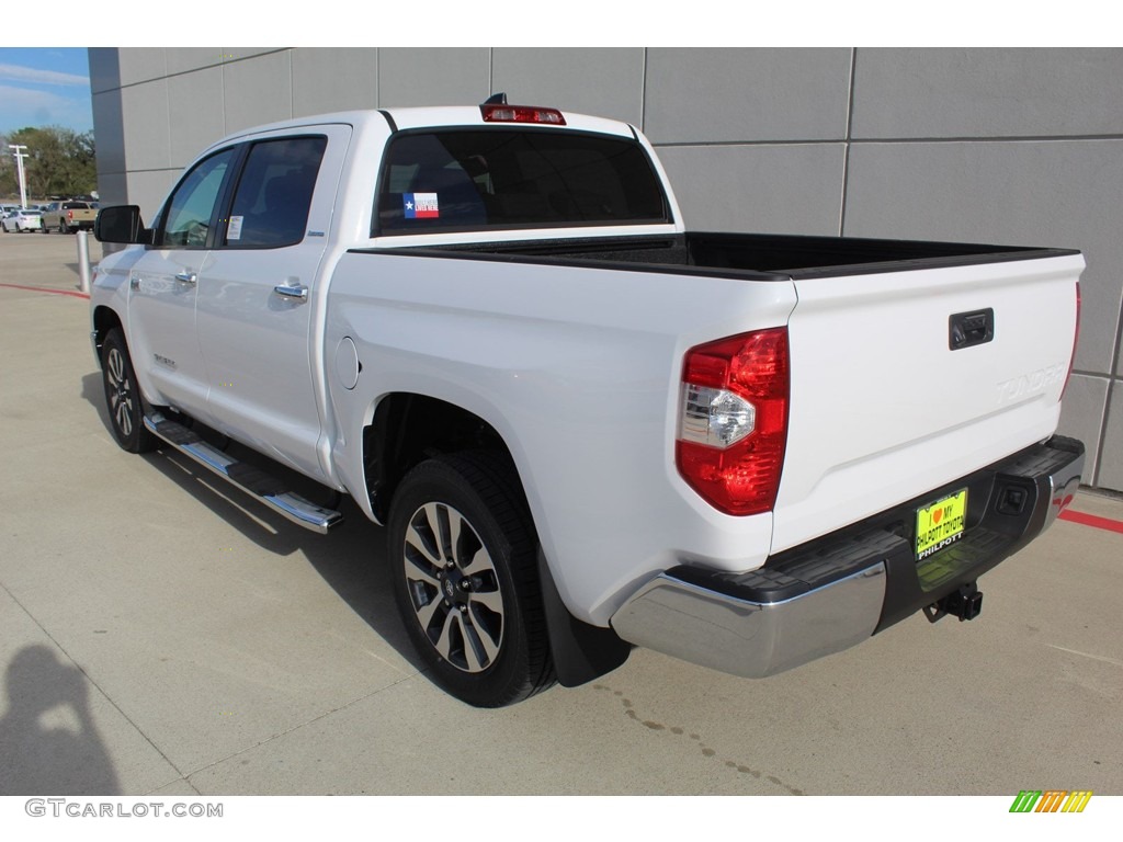 2020 Tundra Limited CrewMax 4x4 - Super White / Graphite photo #6