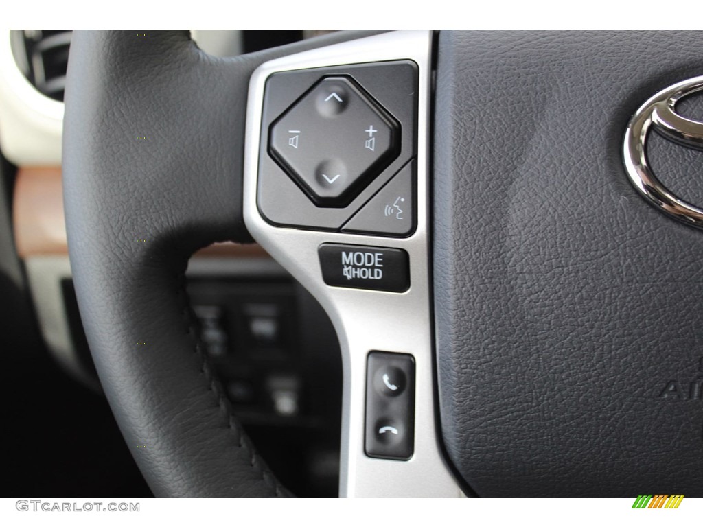 2020 Toyota Tundra Limited CrewMax 4x4 Graphite Steering Wheel Photo #137414538