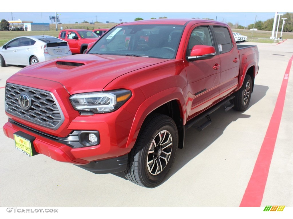 2020 Tacoma TRD Sport Double Cab 4x4 - Barcelona Red Metallic / Cement photo #4