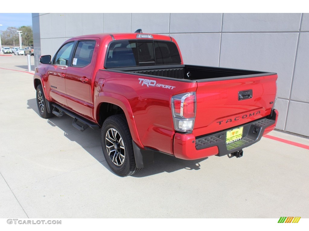 2020 Tacoma TRD Sport Double Cab 4x4 - Barcelona Red Metallic / Cement photo #6