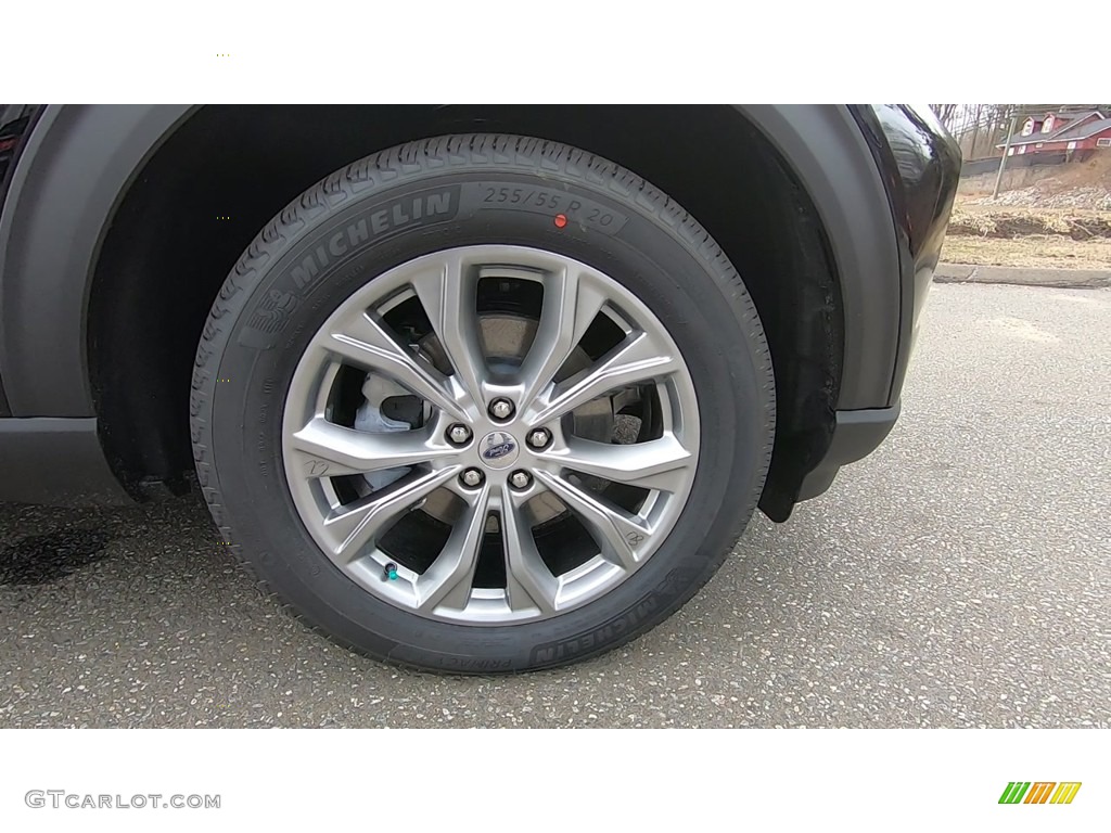 2020 Explorer XLT 4WD - Agate Black Metallic / Ebony photo #27