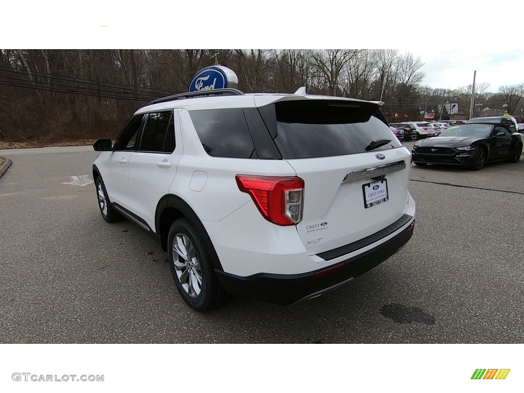 2020 Explorer XLT 4WD - Oxford White / Ebony photo #5