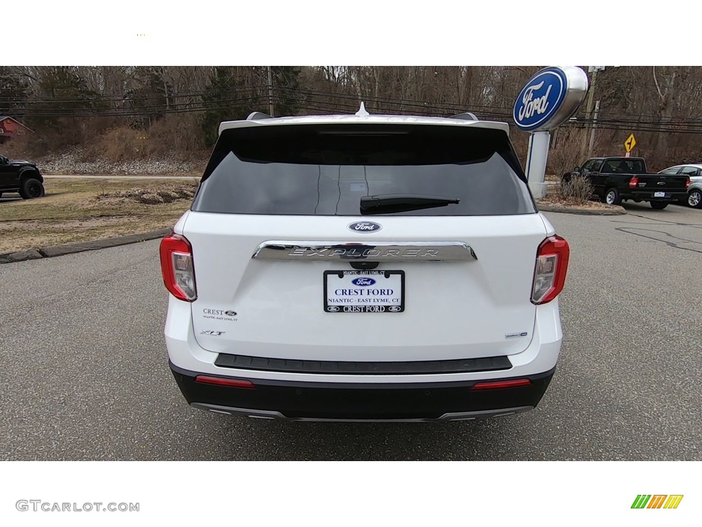 2020 Explorer XLT 4WD - Oxford White / Ebony photo #6