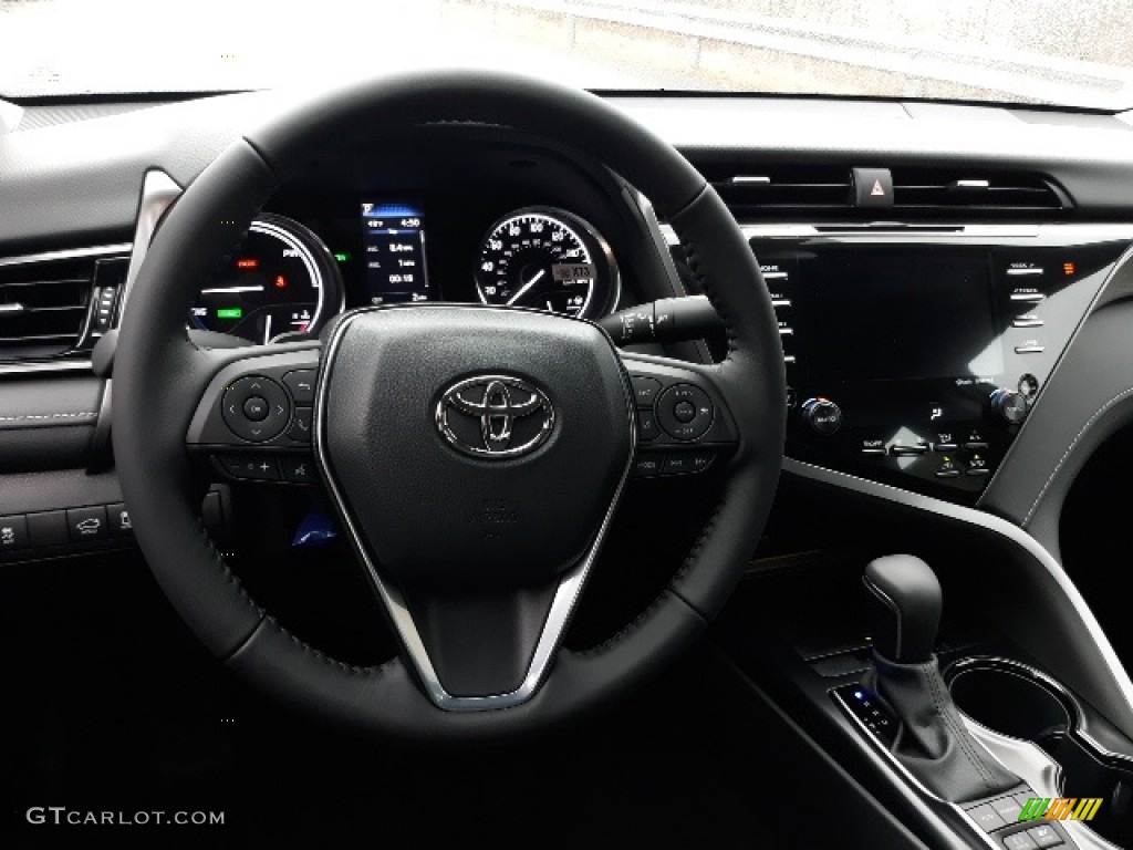 2020 Camry Hybrid SE - Galactic Aqua Mica / Black photo #3