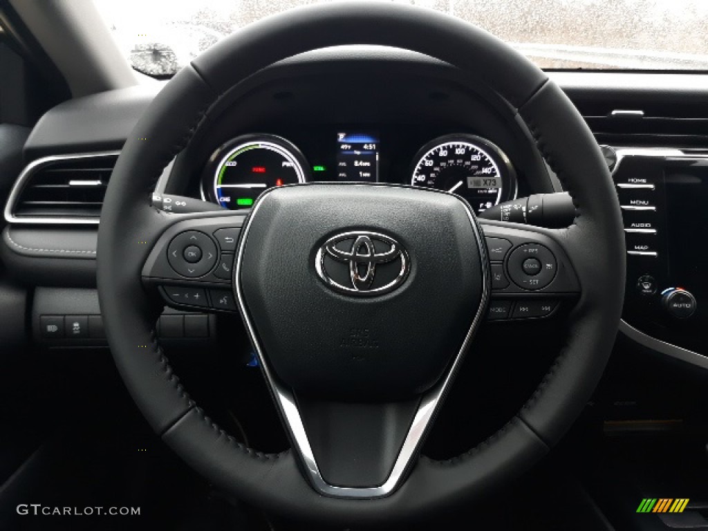 2020 Camry Hybrid SE - Galactic Aqua Mica / Black photo #4