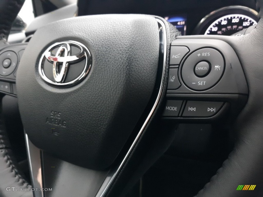 2020 Camry Hybrid SE - Galactic Aqua Mica / Black photo #6