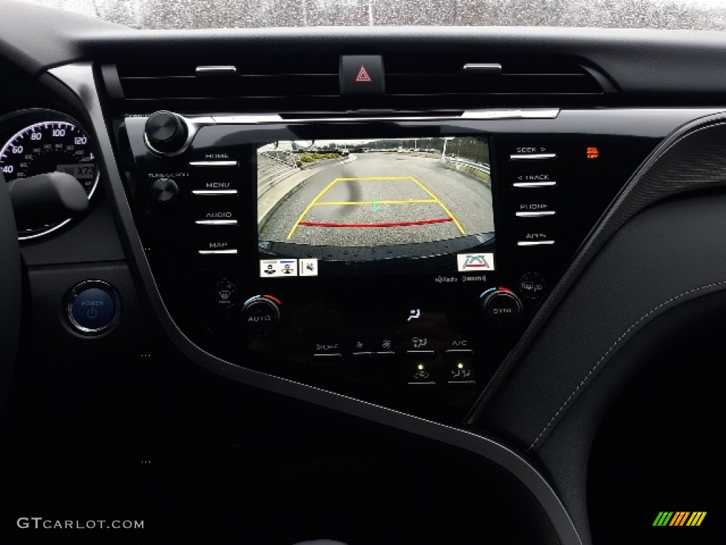 2020 Camry Hybrid SE - Galactic Aqua Mica / Black photo #12