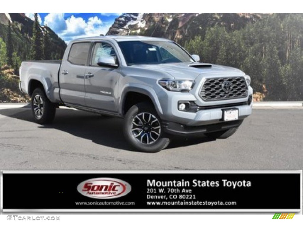 2020 Tacoma TRD Sport Double Cab 4x4 - Cement / TRD Cement/Black photo #1