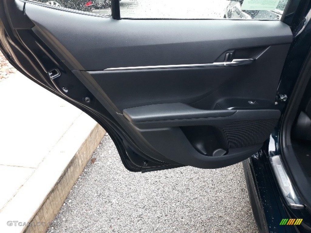 2020 Camry Hybrid SE - Galactic Aqua Mica / Black photo #31
