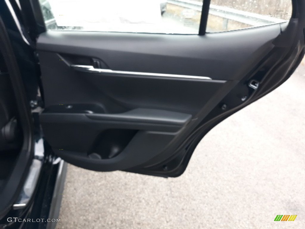 2020 Camry Hybrid SE - Galactic Aqua Mica / Black photo #37