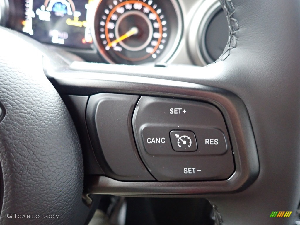 2020 Jeep Wrangler Unlimited Willys 4x4 Black Steering Wheel Photo #137423365