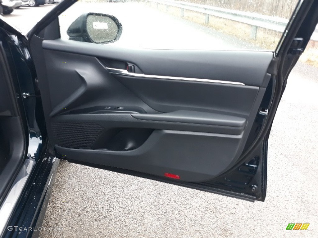 2020 Camry Hybrid SE - Galactic Aqua Mica / Black photo #42