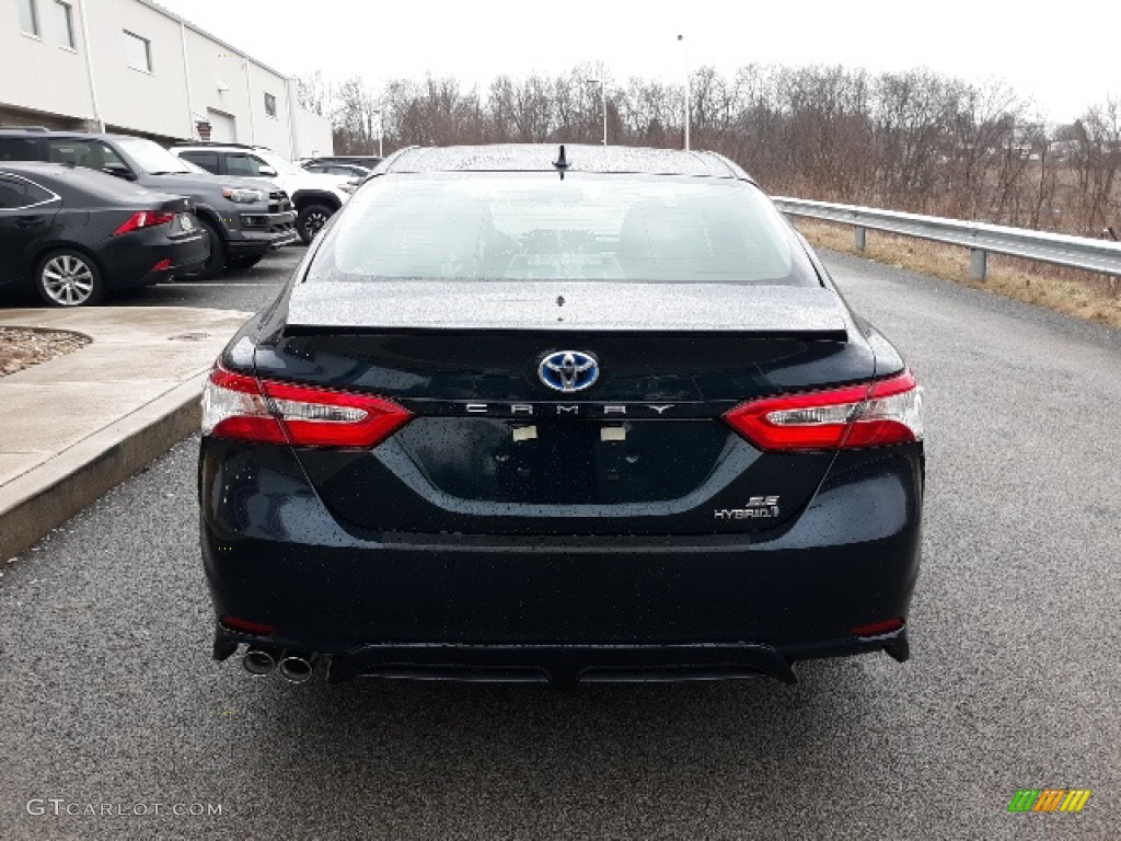 2020 Camry Hybrid SE - Galactic Aqua Mica / Black photo #46