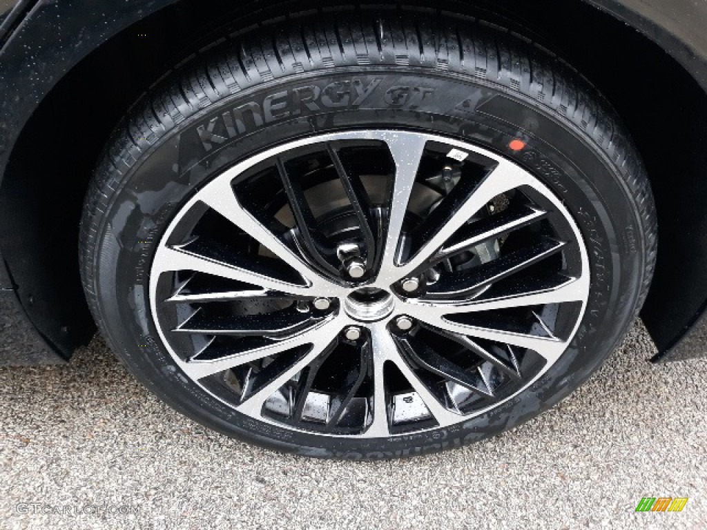 2020 Camry Hybrid SE - Galactic Aqua Mica / Black photo #47