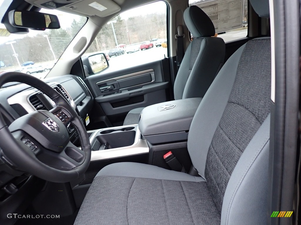 Black/Diesel Gray Interior 2020 Ram 1500 Classic Warlock Quad Cab 4x4 Photo #137424265