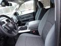 Black/Diesel Gray 2020 Ram 1500 Classic Warlock Quad Cab 4x4 Interior Color